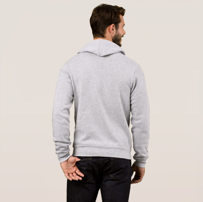 MOJTO ZIP HOODIE GREY