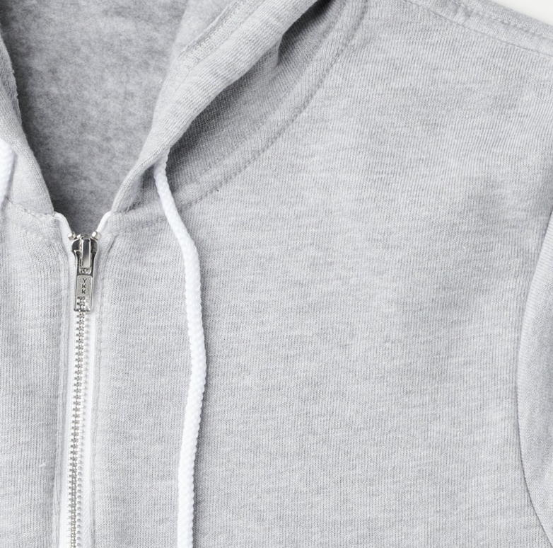 MOJTO ZIP HOODIE GREY