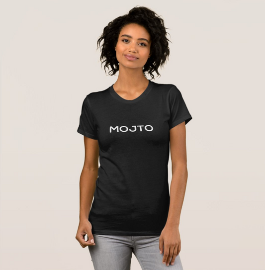 MOJTO WOMAN ESSENTIAL BLACK TEE