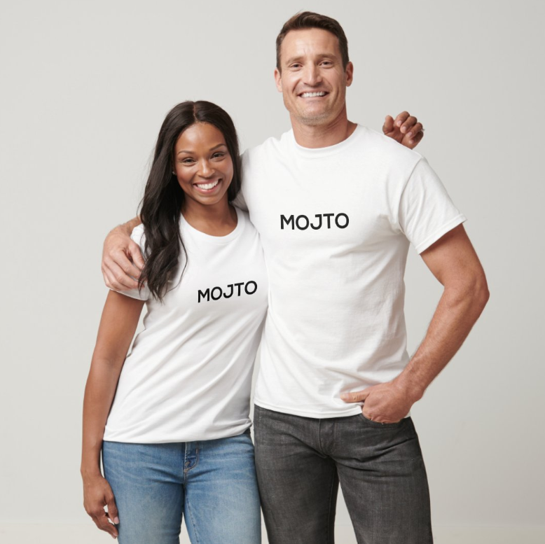 MOJTO MAN ESSENTIAL WHITE TEE