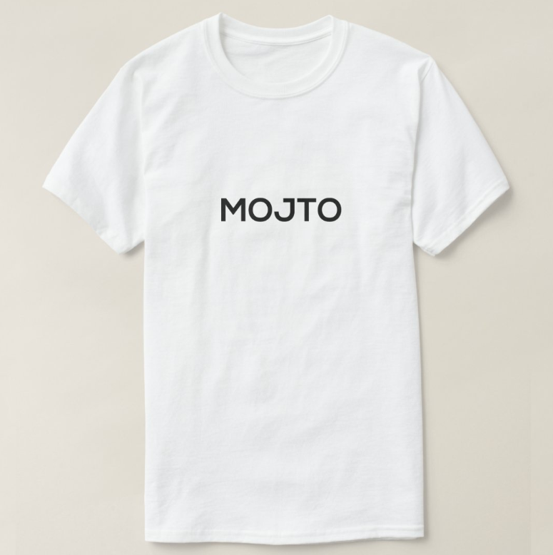 MOJTO MAN ESSENTIAL WHITE TEE